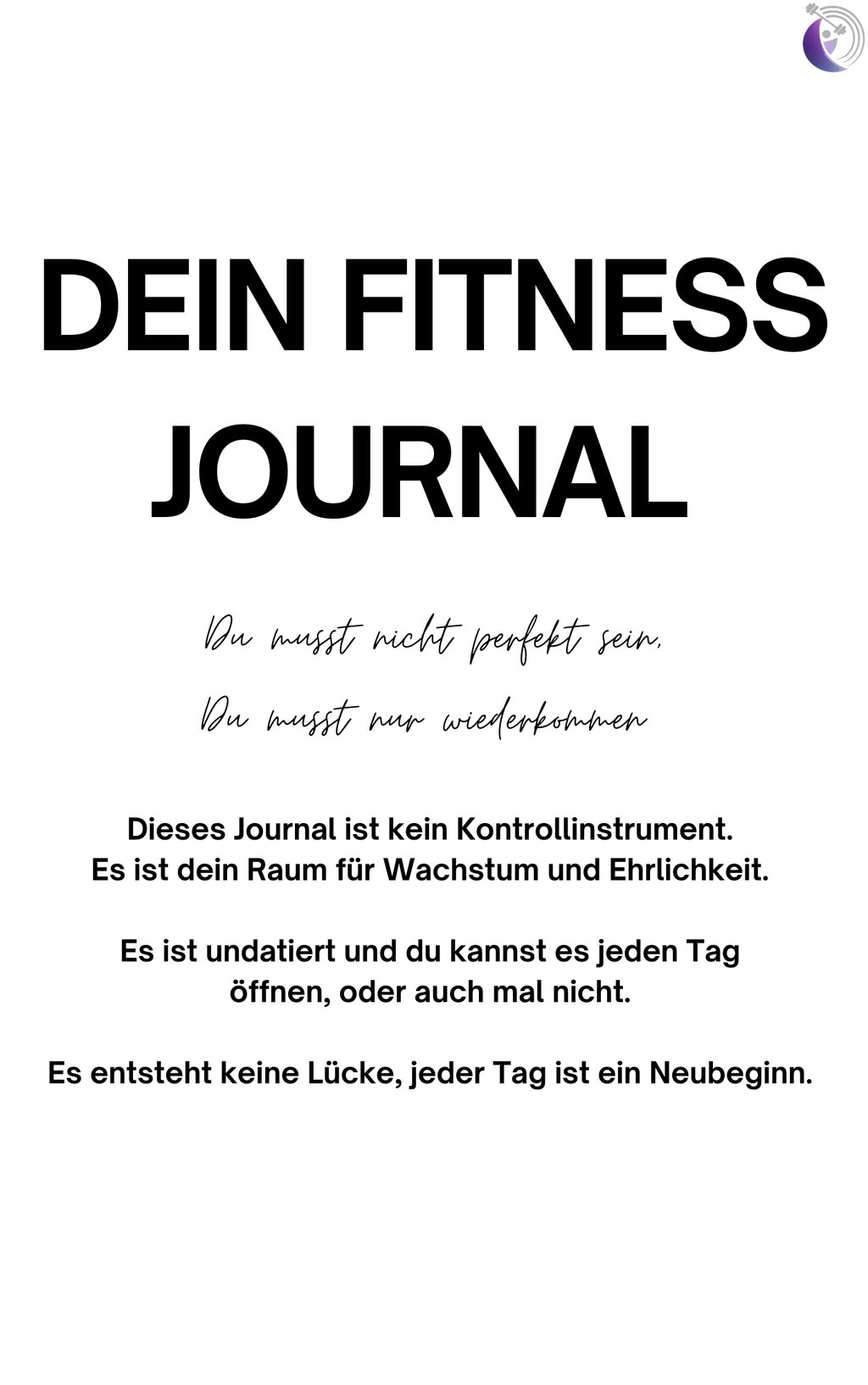 Fitness & Mindset Journal DiFit